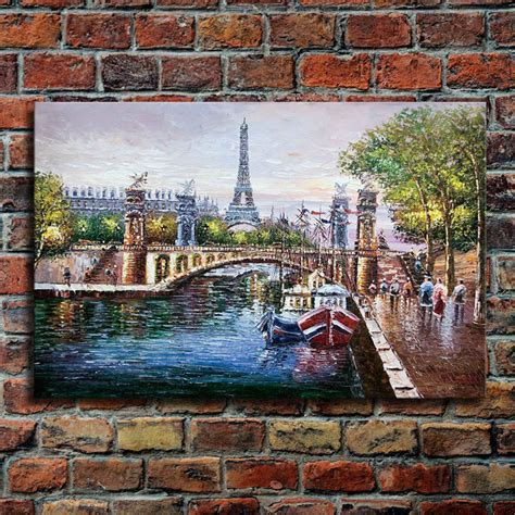 Abstract Paris Eiffel Tower Home Decor Hd Canvas Picture Wall Art