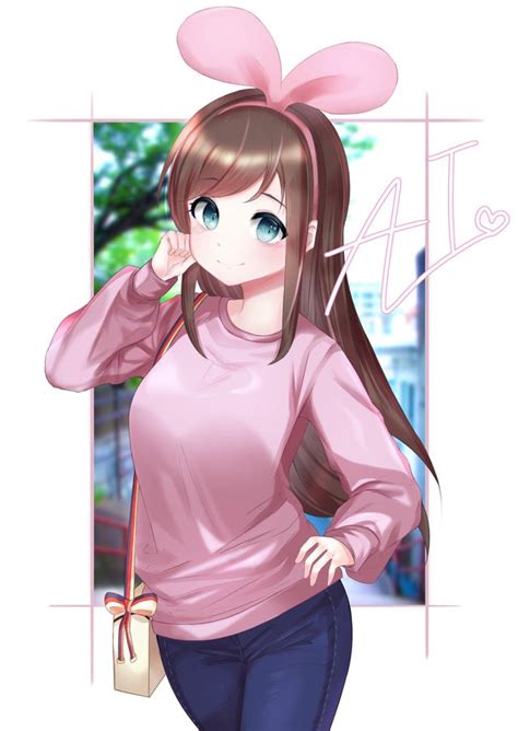 Casual Outfit Kizuna Ai Rawwnime