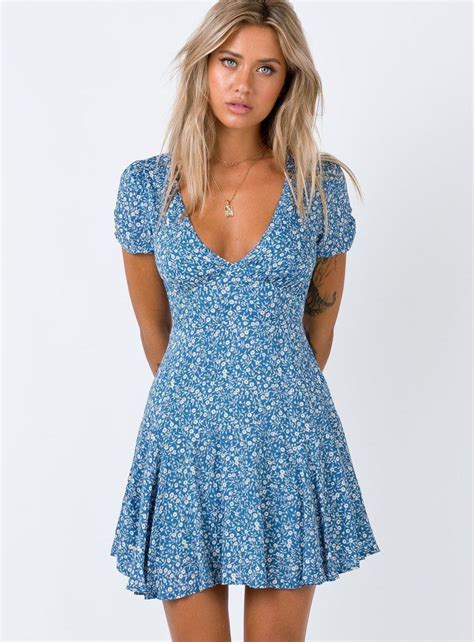 The Sting Mini Dress Blue Us 0 Blue Summerdresses Enjoy The Sunshine Wearing A Stylish Day