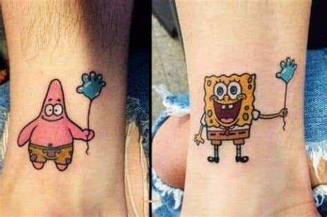 We did not find results for: Pin by Šh Àý on Friend tattoos (With images) | Bff tattoos, Spongebob tattoo, Friendship tattoos