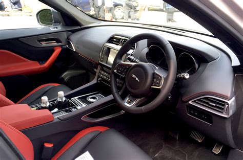 Jaguar f pace has 11 images of its interior, top f pace 2021 interior images include dashboard view, steering wheel, multi function steering, tachometer and drivers side in side door controls. Jaguar F-Pace review