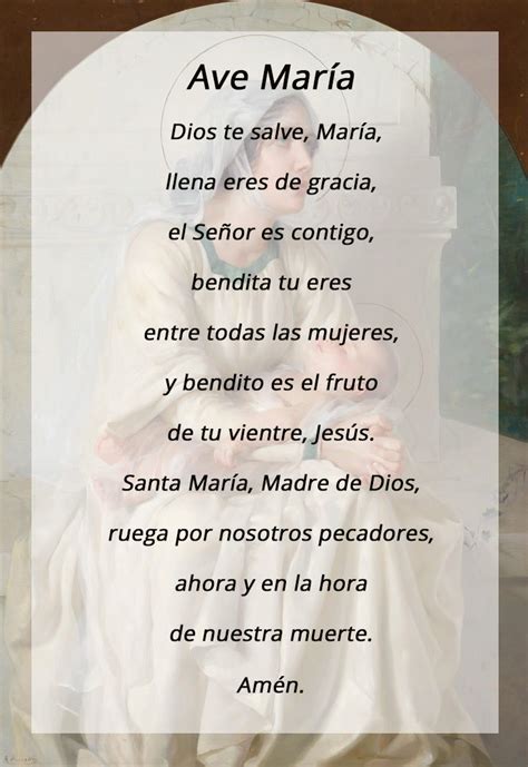 Ave María Oración Para Casos Difíciles Ave María Oracion Salve