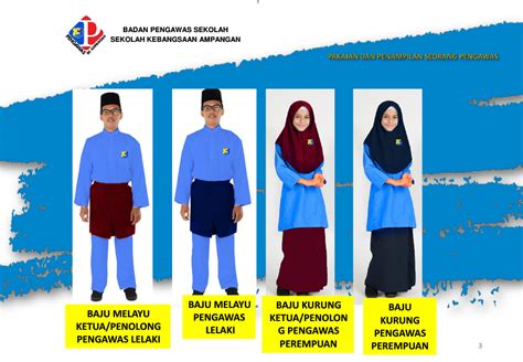 Baju Pengawas Sekolah Rendah Perempuan Majlis Pelantikan Pengawas