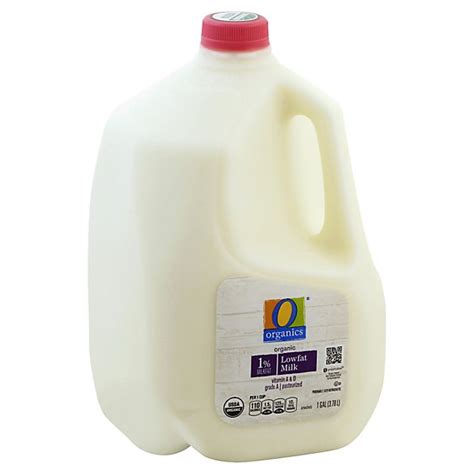 O Organics Organic Milk Low Fat 1 Milkfat 1 Gallon Albertsons