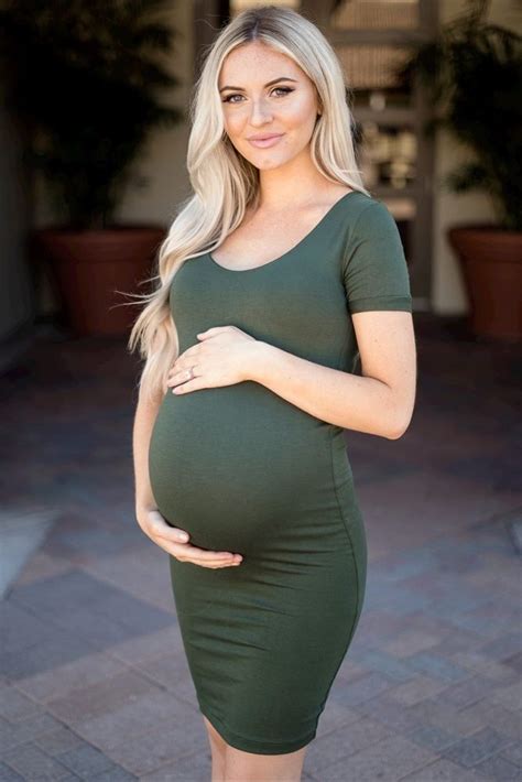 mini maternity dress with short sleeves sexy mama maternity casual maternity dress green