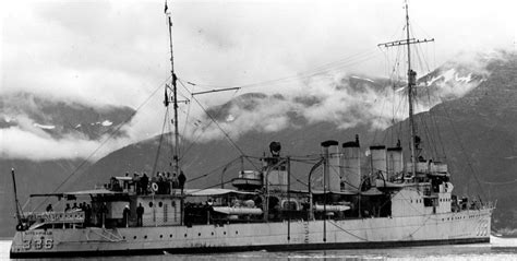 Uss Litchfield Flush Deck Destroyer 1930 Us Navy Ships Water Crafts