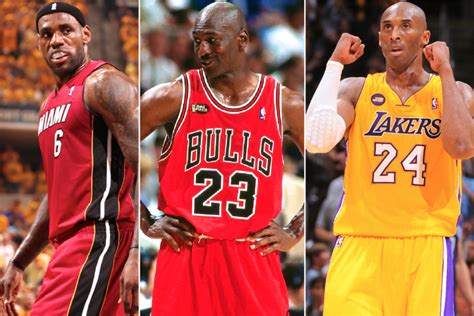 The los angeles lakers guard finished his he was asked to rank himself with jordan, the former chicago bulls icon, and james, the current lakers forward, in order of greatness — or take a. LBJ vs. Kobe vs. Jordan: Who's the All-Time King of Game ...