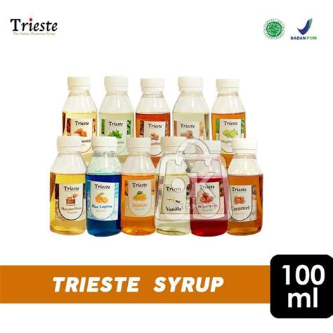 Promo Trieste Syrup Sirup Repack Botol Ml Diskon Di Seller