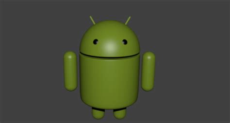 Android 3d Logo Бесплатная 3d Модель 3ds Fbx Obj Open3dmodel