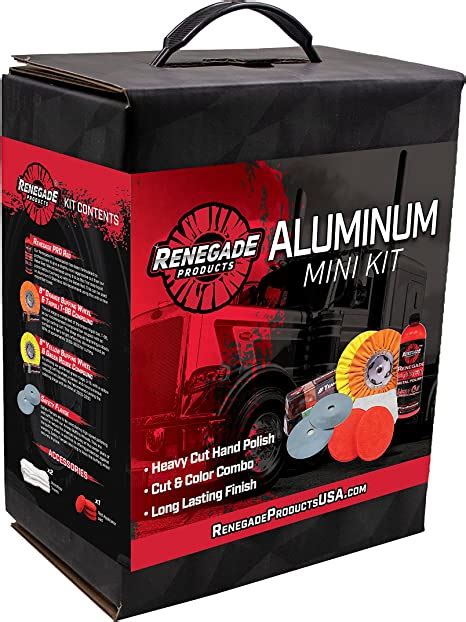 Renegade Products Aluminum Polishing Mini Kit Complete With Buffing