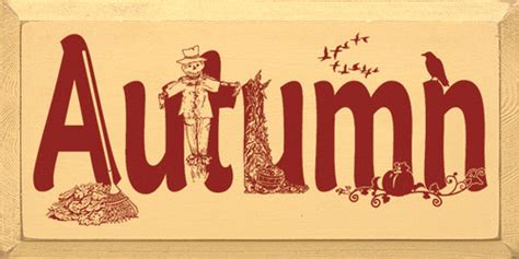 Wood Sign Autumn Is Here Country Marketplace