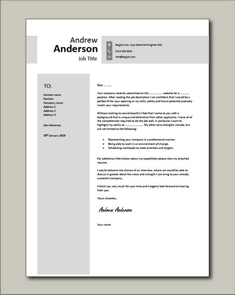 Outstanding Cover Letter Examples Database Letter Templates