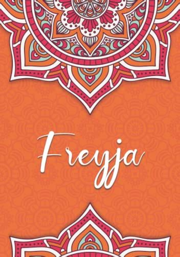 Freyja Notebook A5 Personalized Name Freyja Birthday T For