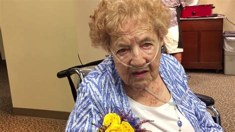 110 Year Old Celebrates Birthday In Peoria Youtube