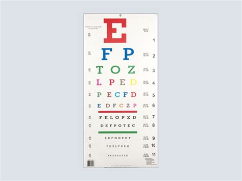 Eye Chart With Colors A 1 Medical Integration