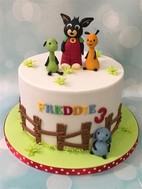 Bing Bunny And Friends Cake By Shereen 2 Year Old Birthday Cake Bunny
