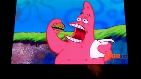 Patrick Trying To Eat A Krabby Patty For 15 Seconds Youtube