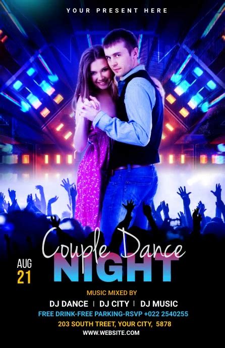 Couple Dance Party Template Postermywall