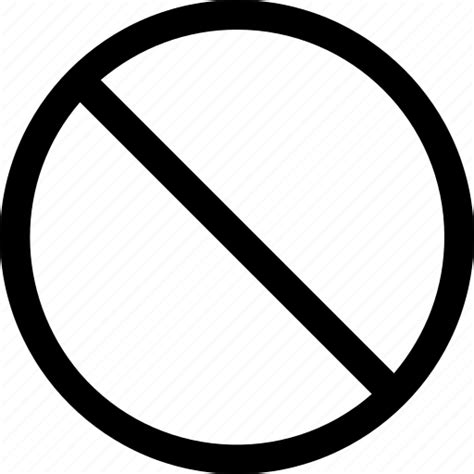 Circle Cross Forbidden No Round Icon Download On Iconfinder