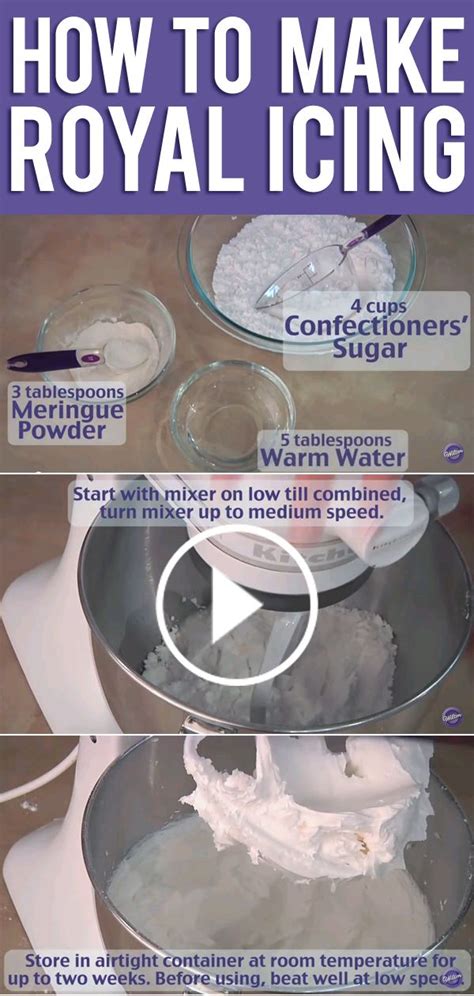 Meringue powder can also be used as an egg white substitute in a variety of baking and decorating recipes! Pin on Baking Tutorial Videos