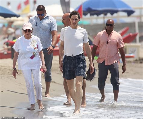 Nancy Pelosi Enjoys A Relaxed Day At Lavish Italian Beach Resort