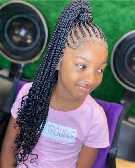 Latest Black Braided Hairstyles For Kids