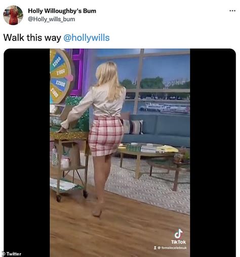 Holly Willoughby Follows A Twitter Account Dedicated To Her Own Bottom Sound Health And