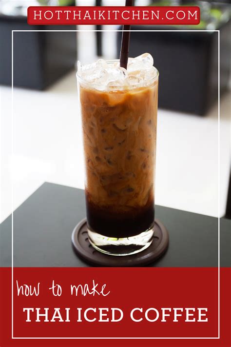 Thai Iced Coffee Recipe And Video Tutorial Recipe In 2021 Coffee