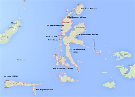 Ada yang berbeda dari peta indonesia di akhir tahun 2018 ini. Wisata di Indonesia: Provinsi Maluku Utara - Berbagai ...