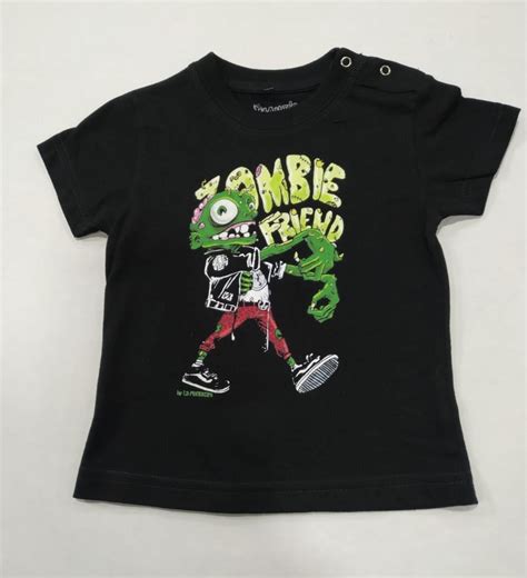 Camiseta Para Bebé La Mantícora Zombie Friend En Negro — Camden Shop