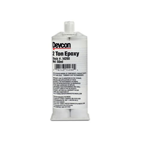 Devcon 14260 Clear Two Part Epoxy Adhesive Base And Accelerator Ba