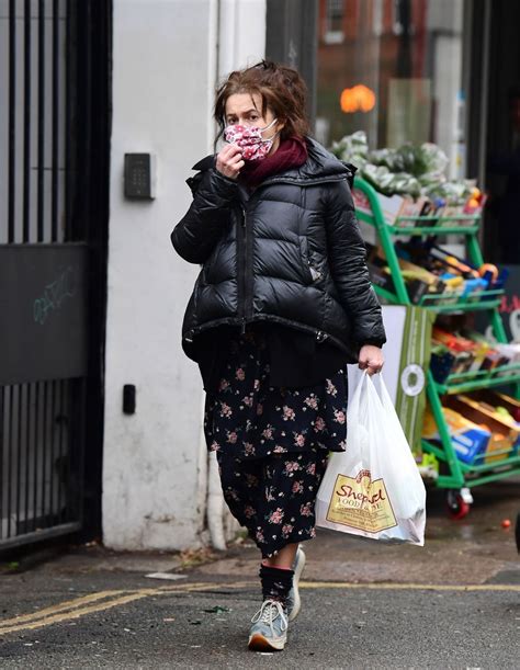 Helena Bonham Carter Out Shopping In London 01 27 2021 Hawtcelebs