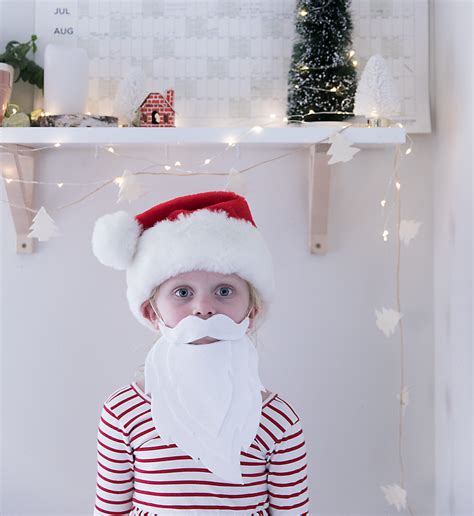 Make Your Own Felt Santa Beard Say Yes