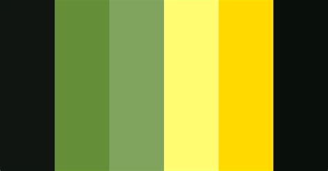 Green Black And Yellow Color Scheme Black