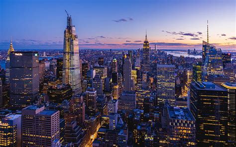 1920x1080px 1080p Descarga Gratis Nueva York Manhattan Noche