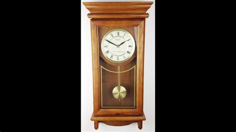 Clock Seiko Whittington Westminster Chime Battery Operated Pendulum