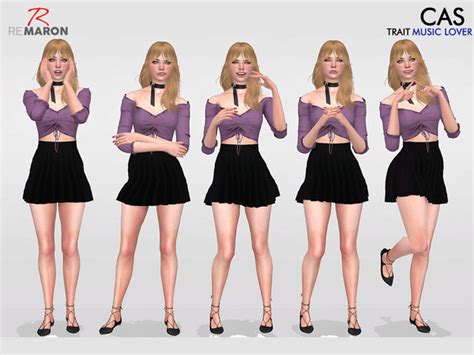 Pose For Women Cas Pose Set 3 By Remaron At Tsr Sims 4 Updates