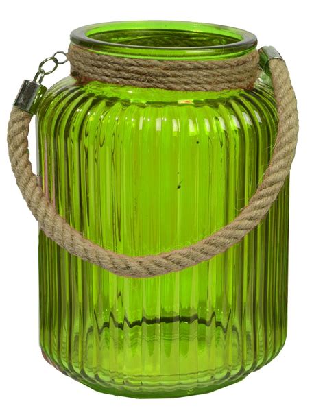 10 Tropicalia Tropical Lime Green Pillar Candle Holder Or Storage Jar