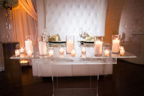 Acrylic Sweetheart Table Orlando Wedding And Party Rentals Wedding