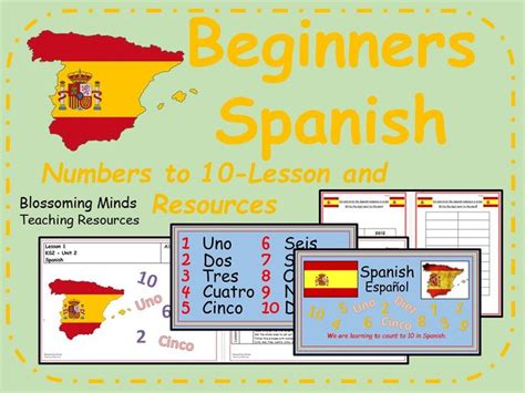 Spanish Numbers To 10 Lesson And Teaching Resources For Beginners