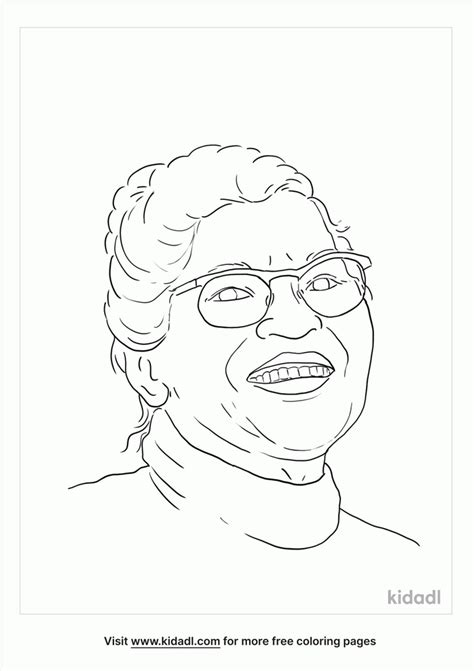 Rosa Parks Coloring Page Free Flowers Coloring Page Kidadl