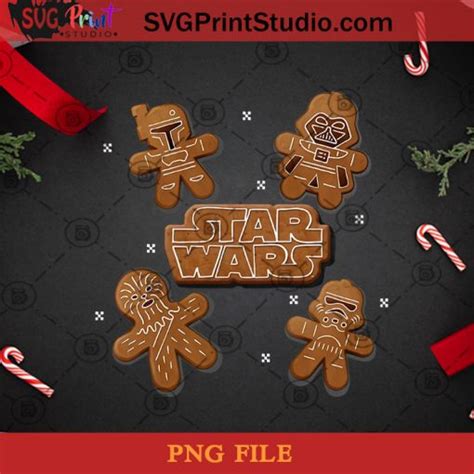 Star Wars Gingerbread Crew PNG, Star Wars PNG, Gingerbread PNG