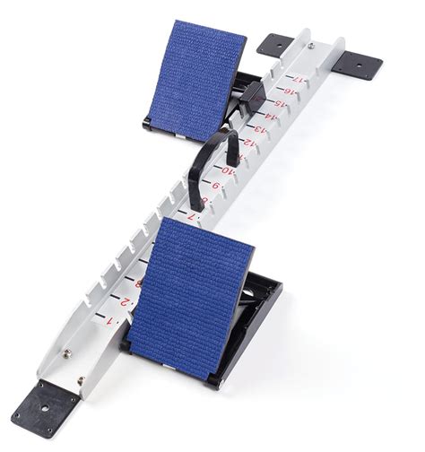 The blocks also enable the sprinters to adopt a more efficient starting posture and isometrically preload their muscles in an enhanced manner. Track & Field products - Starting Blocks - Cantabrian ...