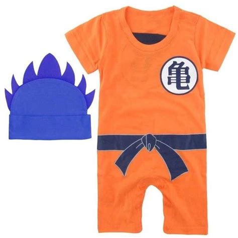 Newborn Baby Boys Dragon Ball Z Romper Goku Infant Vegeta Costume With