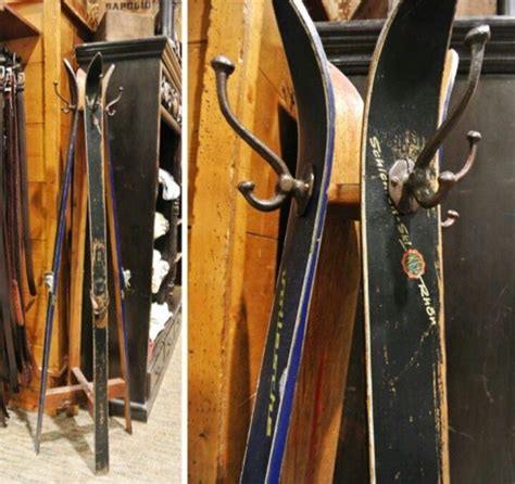 Willem Heeffer Hanging Recycled Ski Chandelier Old Skis Ski Decor