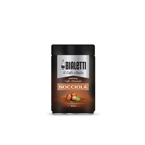 Caffè espresso o moka santa cruz 180ml; BARATTOLO CAFFE' MACINATO ALLA NOCCIOLA 250gr