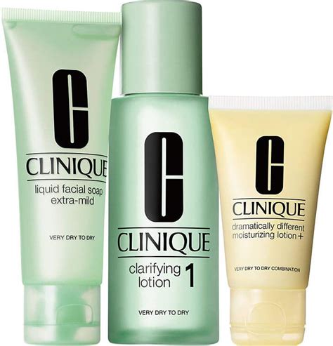 Clinique 3 Step Introduction Kit Type 1 Moisturizing Lotions