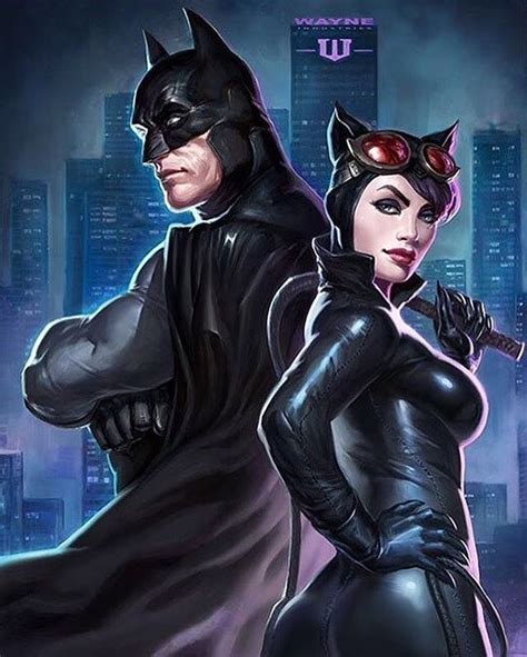 Batman And Catwoman Alex Pascenko Batman Art Batman And Catwoman Batman