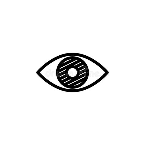 Eye Icon Element Of Minimalistic Icons For Mobile Concept And Web Apps