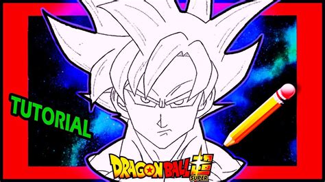 🔴🎨 Como Dibujar A Goku Ultra Instinto Dominado Paso A Paso Fácil